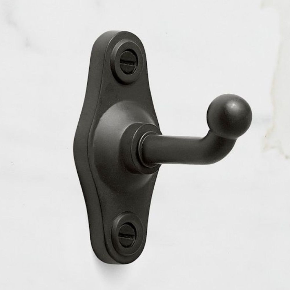 Rejuvenation Tolson Single Hook in Oil Rubbed Bronze